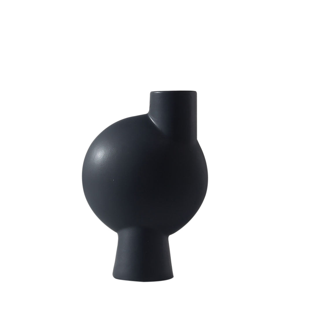 SOGA 17.8x26.7cm Small Ornament a Modern Abstract Vase Decorative Object Unique Shape with Narrow Neck for Home Decor