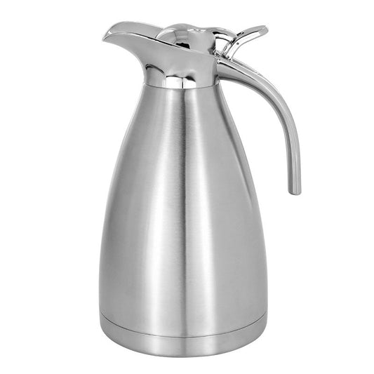 SOGA 2.0L Silver Color 3-Layer Inner Stainless Steel, Vacuum Insulated and Outer Stainless Steel Thermal Flask