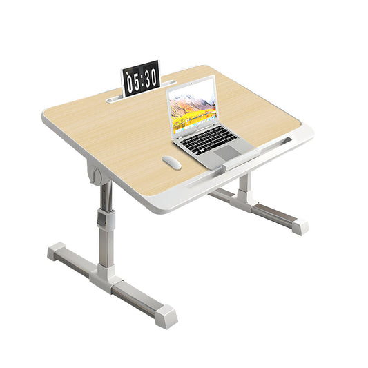 SOGA 60X40cm Wood Small Laptop Bed Portable Foldable Study Table Adjustable