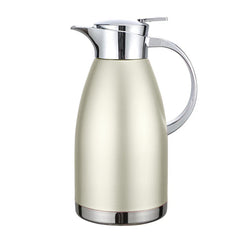 Soga 1.8L GoldColor 3-Layer Vacuum Insulated Stainless Steel Flask  Ideal for Home and Office