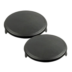 SOGA 2X 33CM Reversible Round Cast Iron Crepes Pan Baking Cookie Pancake Pizza Bakeware