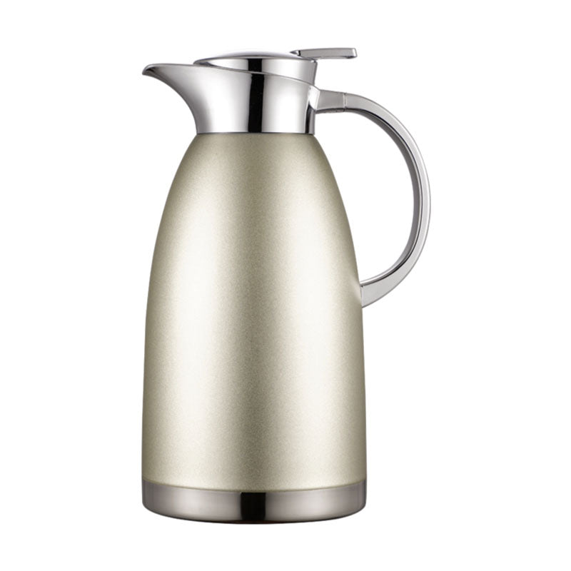 Soga 2.3L Gold Color 3-Layer Vacuum Insulated Stainless Steel Flask  Ideal for Home and office