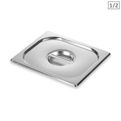 SOGA Gastronorm GN Pan Lid Full Size 1/2 Stainless Steel Tray Top Cover