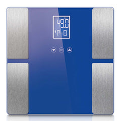 SOGA Digital Electronic LCD Bathroom Body Fat Scale Weighing Scales Weight Monitor Blue