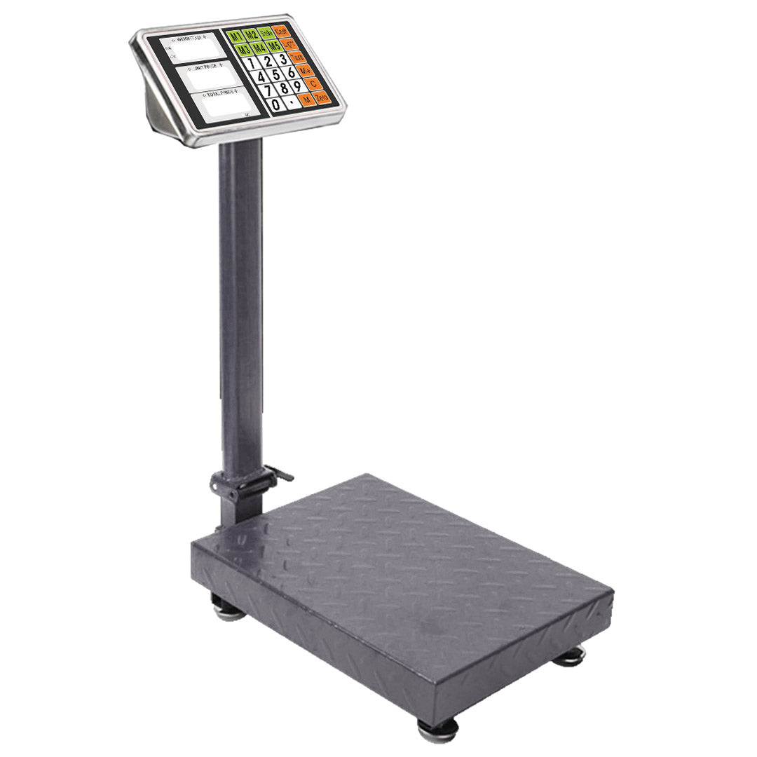 SOGA 300kg Electronic Digital Platform Scale Computing Shop Postal Weight Black