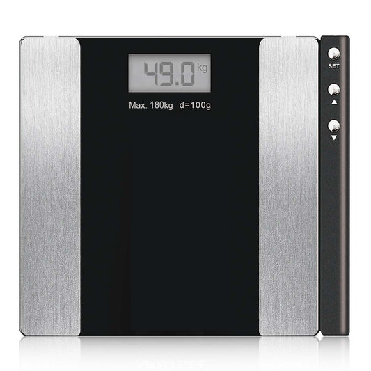 SOGA Wireless Electronic Body Fat LCD Bathroom Weighing Scale Digital  Weight Monitor Black