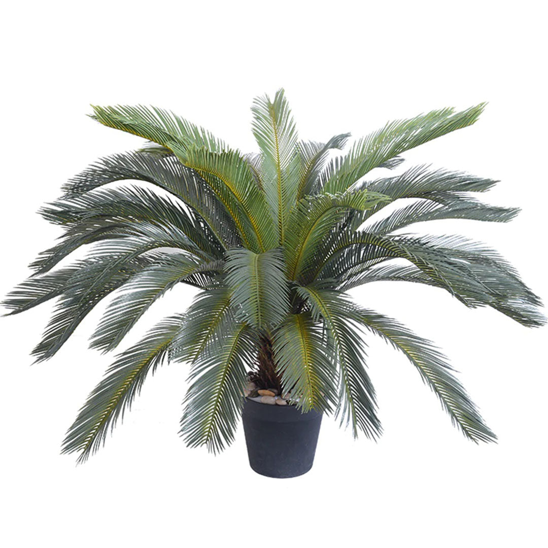 SOGA 125cm Artificial Indoor Cycas Revoluta Cycad Sago Palm Fake Decoration Tree Pot Plant