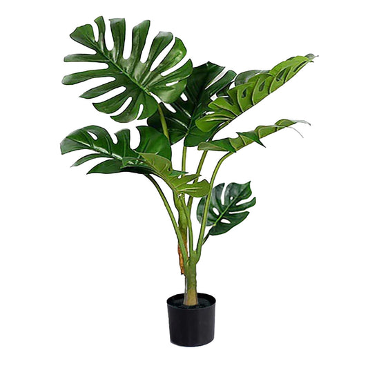 SOGA 120cm Artificial Green Indoor Turtle Back Fake Decoration Tree Flower Pot Plant