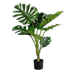 SOGA 120cm Artificial Green Indoor Turtle Back Fake Decoration Tree Flower Pot Plant