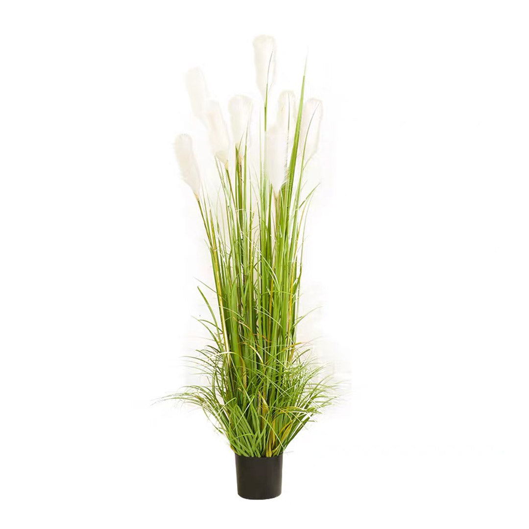 SOGA 150cm Wheat Plume Grass Artificial Plant, Home Decor