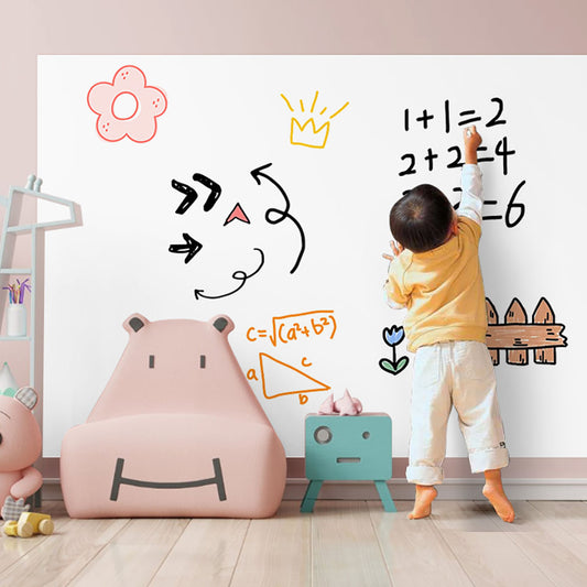 SOGA 45cmx500cm Clear Dry Erase Adhesive Whiteboard Wall Surface Peel Sticker Sheet