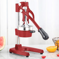 SOGA Commercial Manual Juicer Hand Press Juice Extractor Squeezer Orange Citrus Red