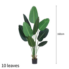 SOGA 2X 160cm Artificial Green Indoor Traveler Banana Fake Decoration Tree Flower Pot Plant