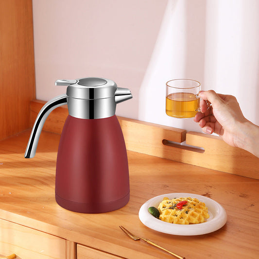 SOGA 1.8L Stainless Steel Water Bottle Insulated Vacuum Flask Coffee Jug Thermal Red