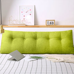 SOGA 150cm Green Triangular Wedge Bed Pillow Headboard Backrest Bedside Tatami Cushion Home Decor