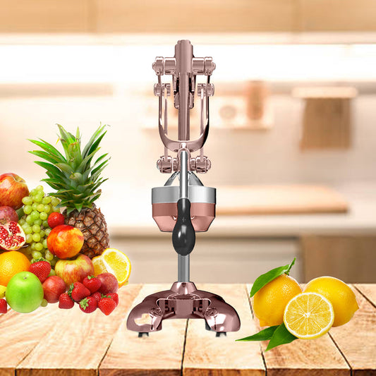 SOGA 2X Stainless Steel Manual Juicer Hand Press Juice Extractor Squeezer Lemon Orange Citrus Gold