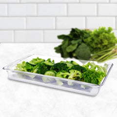 SOGA 65mm Clear Gastronorm GN Pan 1/2 Food Tray Storage