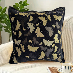 SOGA 45cm Vintage Butterfly with Covers Case Decorative Decor Monarch Floral Throw Pillow