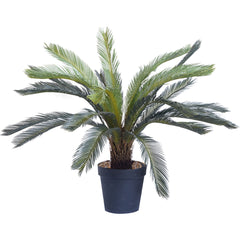 SOGA 125cm Artificial Indoor Cycas Revoluta Cycad Sago Palm Fake Decoration Tree Pot Plant