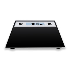 SOGA 180kg Electronic Talking Scale Weight Fitness Glass Bathroom Scale LCD Display Stainless