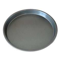 SOGA 8-inch Round Black Steel Non-stick Pizza Tray Oven Baking Plate Pan