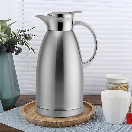 SOGA 2.3L Silver Double-Wall vacuum with 2 layers stainless steel Construction Thermal Flask