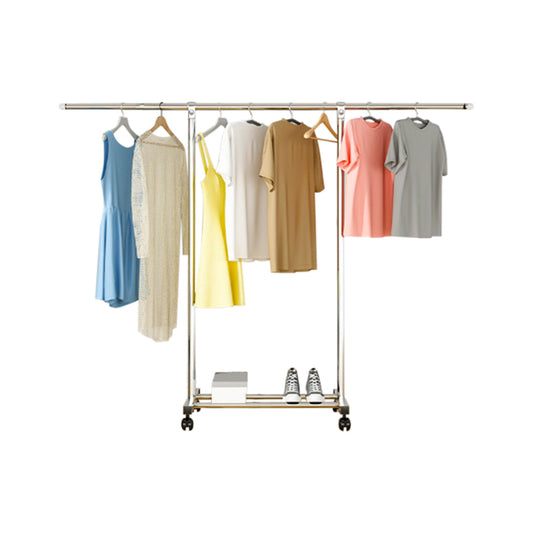 SOGA 180cm Stainless Steel Floor-Standing Clothes Rack - Durable and Space-Saving Laundry Organizer