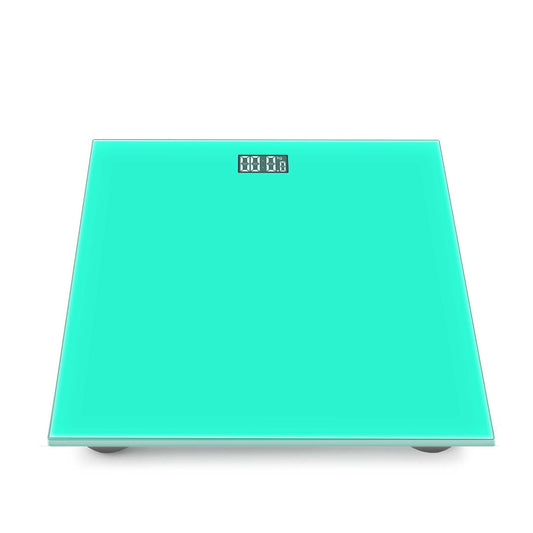 SOGA 2x Green 180kg Digital Fitness Weight Bathroom Gym Body Glass LCD Electronic Scales