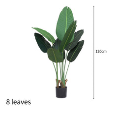 SOGA 2X 120cm Artificial Green Indoor Traveler Banana Fake Decoration Tree Flower Pot Plant