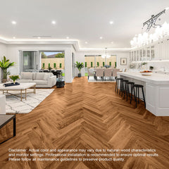 Solid Oak Chevron Parquet Timber Flooring Premium Quality Floorboards