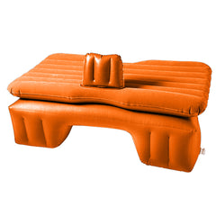 SOGA Inflatable Car Mattress Portable Travel Camping Air Bed Rest Sleeping Bed Orange