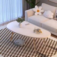 SOGA 2X 80x40cm White Living Room Nordic Coffee Table Simple Modern Home Style