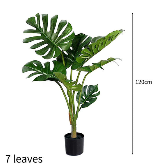 SOGA 120cm Artificial Green Indoor Turtle Back Fake Decoration Tree Flower Pot Plant