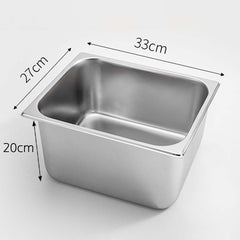 SOGA 4X Gastronorm GN Pan Full Size 1/2 GN Pan 20cm Deep Stainless Steel Tray