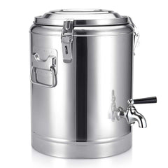 SOGA 2X 22L Stainless Steel Insulated Stock Pot Dispenser Hot & Cold Beverage Container With Tap