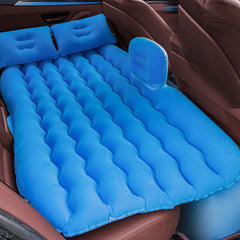 SOGA 2X Blue Ripple Inflatable Car Mattress Portable Camping Air Bed Travel Sleeping Kit Essentials