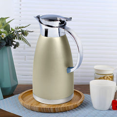 Soga 2.3L Gold Color 3-Layer Vacuum Insulated Stainless Steel Flask  Ideal for Home and office