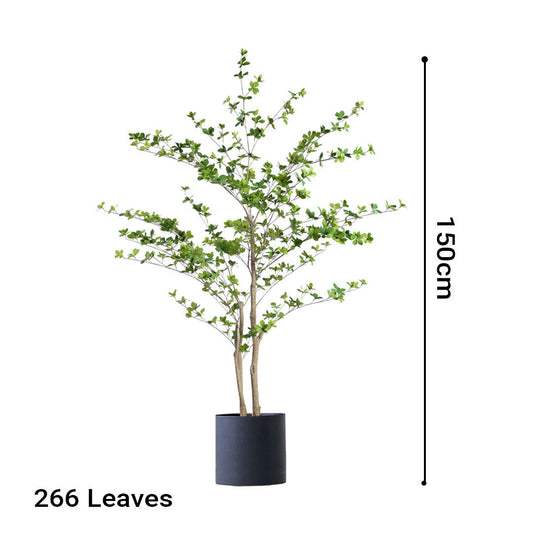 SOGA 150cm Green Artificial Indoor Watercress Tree Fake Plant Simulation Decorative