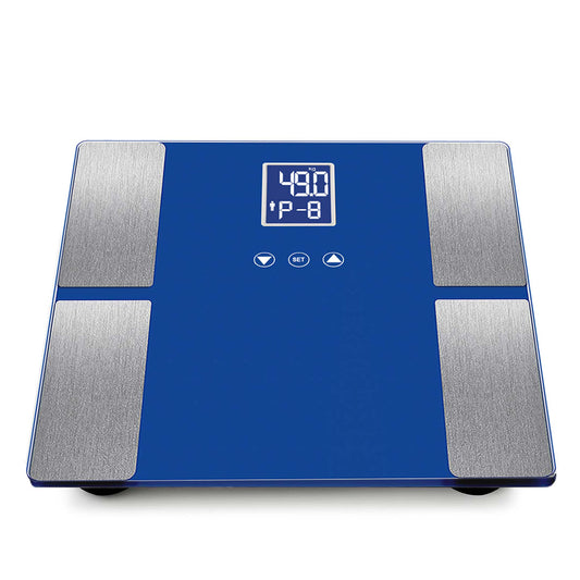 SOGA 2X Digital Electronic LCD Bathroom Body Fat Scale Weighing Scales Weight Monitor Blue