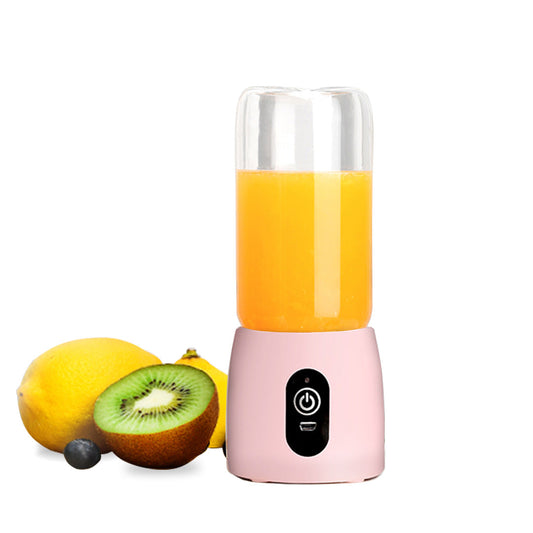 SOGA Portable Mini USB Rechargeable Handheld Juice Extractor Fruit Mixer Juicer Pink