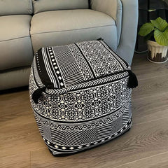 SOGA 2X 42cm Black Premium Polyester Fiber Cushion with EPP Particle Insert Home Decor