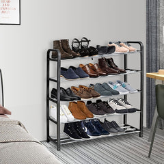 SOGA 71x21cm 5 Layer Shoes and Slippers Organizer Rack Space Saving Shoe Storage Solution for Home Office