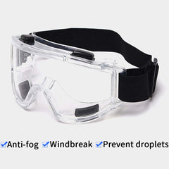 4X Clear Protective Eye Glasses Safety Windproof Lab Goggles Eyewear