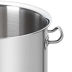 SOGA Stainless Steel No Lid Brewery Pot 130L With Beer Valve 55*55cm