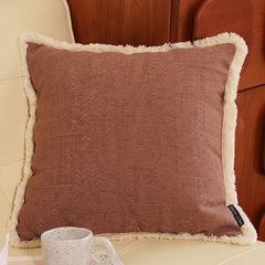 SOGA 45cm Square Vintage Decorative Cover with Beautiful Made Throw Pillow