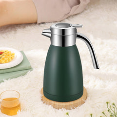 SOGA 1.8L Stainless Steel Water Bottle Insulated Vacuum Flask Coffee Jug Thermal Green