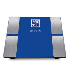 SOGA Digital Electronic LCD Bathroom Body Fat Scale Weighing Scales Weight Monitor Blue/Glass