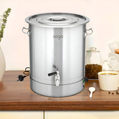 SOGA 2X 48L Stainless Steel URN Commercial Water Boiler 2200W