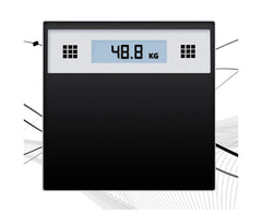 SOGA 2X 180kg Electronic Talking Scale Weight Fitness Glass Bathroom Scale LCD Display Stainless