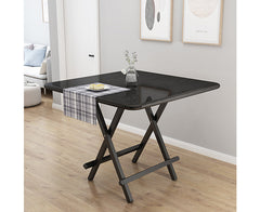 SOGA 2X Black Portable Table Foldable Multifunctional Furniture Home Decor